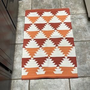 Orange rug